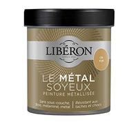 Libéron Peinture décorative Le Métal Soyeux, Or Pur, 500 ML