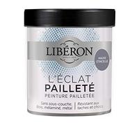 Libéron Peinture décorative L'éclat Pailleté, Mauve Étincelant, 500 ML