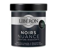 Libéron Peinture décorative Les noirs nuance, Black green brillant, 500 ML
