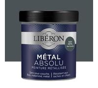 Libéron Peinture Métal Absolu Mat poudré Bleu métal 0,5 L