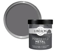 Libéron Peinture métallique en poudre gris acier mat 500 ml