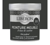 Libéron - Peinture Meuble à base de Caséine - Peinture Bois Intérieur - Haut Pouvoir Couvrant - Confort d'Application - Décoration et Rénovation meuble et objets - 40 Teintes - Queue de Pie - 500 ML