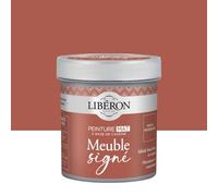 Libéron Peinture Meuble Signé MAT Rouge Pouzzolane 500ml | A Base de Caséine - Peinture Bois Intérieur - Haut Pouvoir Couvrant - Décoration et Rénovation Meuble et Objets - 32 Teintes