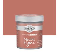 Libéron - Peinture Meuble Signé Velours - Bois Intérieur - Sans Sous-couche - Résistante aux taches - Lessivable - Décoration et Rénovation Meuble et Objets - 16 Teintes - Ocre Terracotta - 0,5L