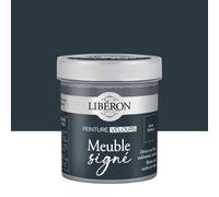 Libéron - Peinture Meuble Signé Velours - Bois Intérieur - Sans Sous-couche - Résistante aux taches - Lessivable - Décoration et Rénovation Meuble et Objets - 16 Teintes - Nuit Indigo - 0,5L