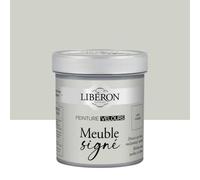 Libéron - Peinture Meuble Signé Velours - Bois Intérieur - Sans Sous-couche - Résistante aux taches - Lessivable - Décoration et Rénovation Meuble et Objets - 16 Teintes - Gris Ombré - 0,5L