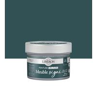 Libéron Peinture Meuble Signé Velours Vert Abysses - 250ml | Bois Intérieur, Sans Sous-couche, Résistante aux taches, Lessivable, Décoration et Rénovation Meuble et Objets, 16 Teintes