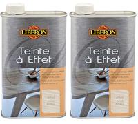 Libéron Teinte à effet pour bois, Effet bois flotté, 0,5L (Lot de 2)