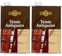 Libéron Teinte antiquaire pour meubles et objets, Noyer, 0,5L (Lot de 2)