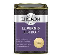 Libéron - Vernis bistrot - Vernis bois - Meubles Boiseries Objets - Très haute qualité - Anti-taches - Anti-chocs et rayures - Tendu bon - Incolore Satin - 1L