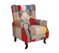 LIBEROSHOPPING.eu - LA TUA CASA IN UN CLIK Fauteuil inclinable de Chambre à Coucher de Salon rembourré en Tissu Patchwork résistant aux Taches