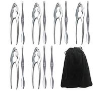 Libershine Outil Pince de Crabe, Ensemble Pinces de Crabe de Homard, Un Ensemble de 13 Outils pour Fruits De Mer avec Fourchettes en Acier Inoxydable Et Craquelins de Homard en Alliage de Zinc