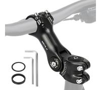 Libershine Potence de Vélo Réglable ±60°, 31,8 mm x120mm Potence VTT, Potence de Guidon en Aluminium, Cintre Riser Tige avec Clé Hexagonale pour Vélo, Vélo de Route, VTT, BMX, Cyclisme