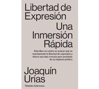 Libertad De Expresión - [Livre en VO] Urías, Joaquín (Auteur)