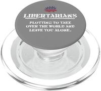 Libertarians tracant pour reprendre Le Monde de la liberté Intelligente PopSockets PopGrip pour MagSafe
