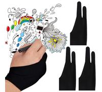 Liberté artistique, gants de dessin à deux doigts avec technologie de rejet de la paume pour une précision et un confort inégalés, tissu res