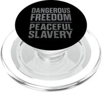 Liberté dangereuse sur l'esclavage Pacifique Liberté PopSockets PopGrip pour MagSafe