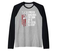 Liberté dangereuse sur l'esclavage Pacifique - Pro Guns AR15 Manche Raglan
