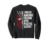 Liberté dangereuse sur l'esclavage Pacifique - Pro Guns AR15 Sweatshirt