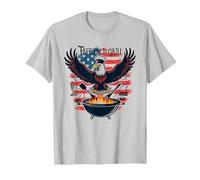 Liberté de Faire des grillades T-Shirt, Homme, Argent, XL