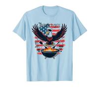Liberté de Faire des grillades T-Shirt, Homme, Bleu Céleste, XXL
