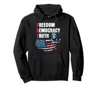 Liberté Démocratie Vérité Sweat à Capuche