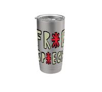 Liberté d'expression Gobelet isotherme en acier inoxydable double paroi