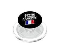 Liberté Égalité Fraternité Croquis Drapeau France PopSockets PopGrip pour MagSafe