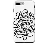 Liberté Égalité Fraternité Devise Française Coque pour iPhone 7 Plus/8 Plus