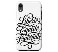 Liberté Égalité Fraternité Devise Française Coque pour iPhone XR
