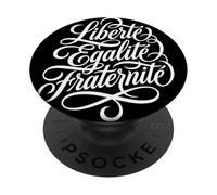 Liberté Égalité Fraternité Devise Française PopSockets PopGrip Adhésif