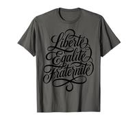 Liberté Égalité Fraternité Devise Française T-Shirt