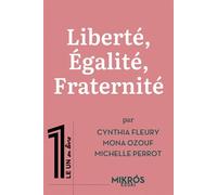 Liberté, Égalité, Fraternité - Mona Ozouf - L'aube Eds De - Poche - Essai