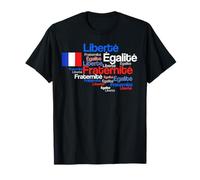 Liberte Egalite Fraternite T-shirt français T-Shirt