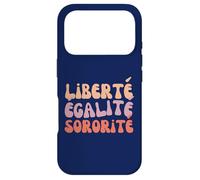 Liberté Egalité Sororité Seventies pour sœurs et copines Coque pour iPhone 17 Pro