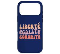 Liberté Egalité Sororité Seventies pour sœurs et copines Coque pour iPhone 17 Pro Max