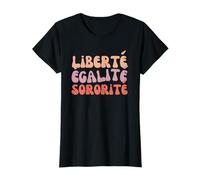 Liberté Egalité Sororité Seventies pour sœurs et copines T-Shirt