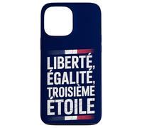 Liberté, Egalité, Troisième Étoile France FRA Coque pour iPhone 13 Pro Max
