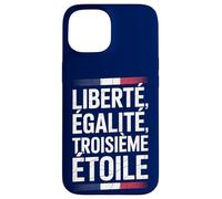 Liberté, Egalité, Troisième Étoile France FRA Coque pour iPhone 15