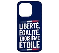 Liberté, Egalité, Troisième Étoile France FRA Coque pour iPhone 15 Pro