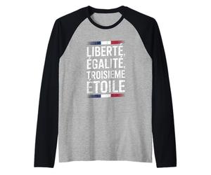 Liberté, Egalité, Troisième Étoile France FRA Manche Raglan