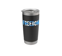 Liberté en Écosse Gobelet isotherme en acier inoxydable double paroi