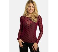 Liberte Essentiel Haut ' MESH ' bordeaux, Taille S