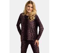 Liberte Essentiel T-shirt ' ALMA-LS ' bordeaux, Taille S-M