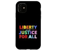 LIBERTÉ et Justice pour Tous Égalité Coque pour iPhone 11
