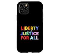 LIBERTÉ et Justice pour Tous Égalité Coque pour iPhone 11 Pro