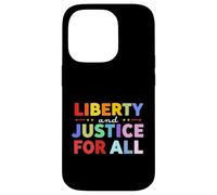 LIBERTÉ et Justice pour Tous Égalité Coque pour iPhone 14 Pro