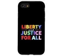 LIBERTÉ et Justice pour Tous Égalité Coque pour iPhone SE (2020) / 7/8