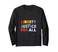 LIBERTÉ et Justice pour Tous Égalité Manche Longue