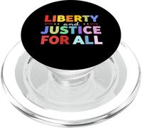 LIBERTÉ et Justice pour Tous Égalité PopSockets PopGrip pour MagSafe